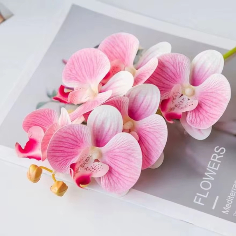 Outdoor Furniture Philippines - 3D Artificial Flowers Plastic Butterfly Orchid