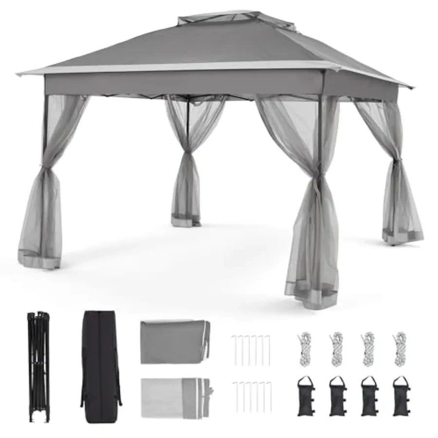 Gazebo Pop Up - 11x11 Pop Up Gazebo with Mosquito