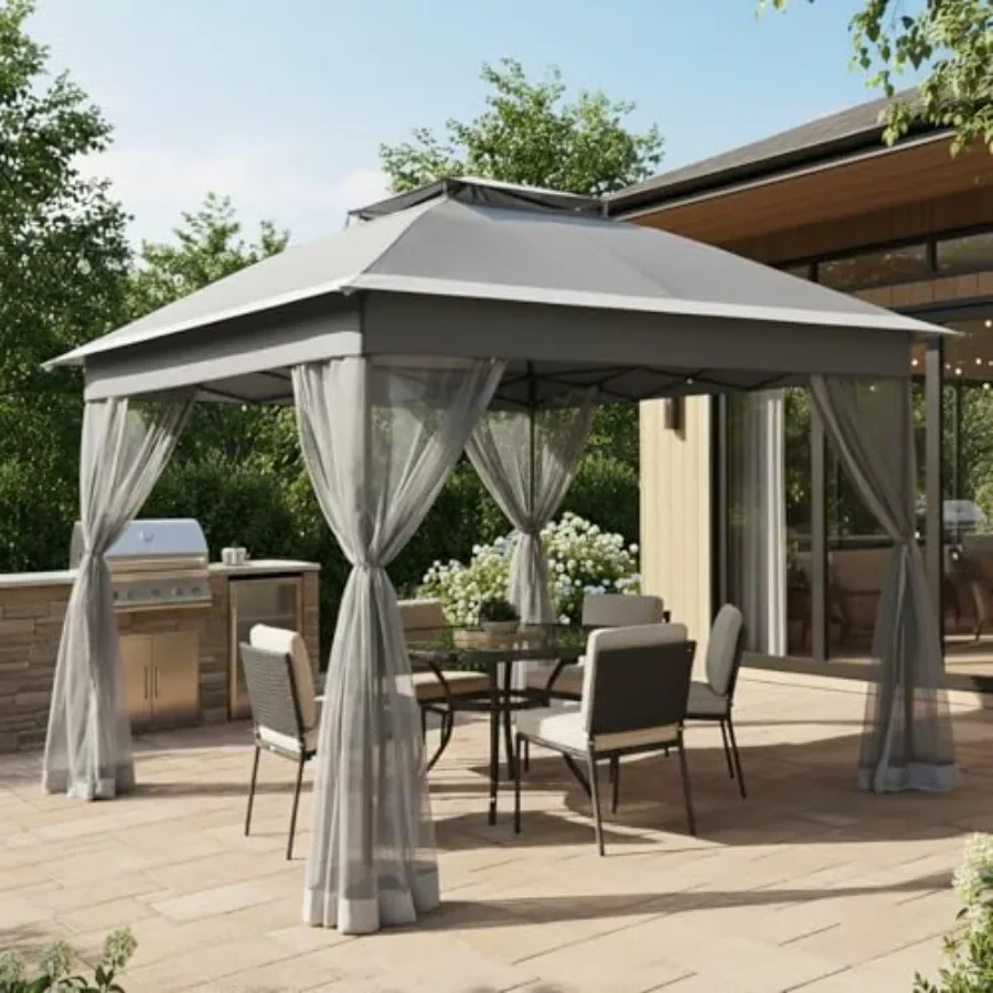 11x11 Pop Up Gazebo with Mosqu - Gazebo Pop Up recension och pris
