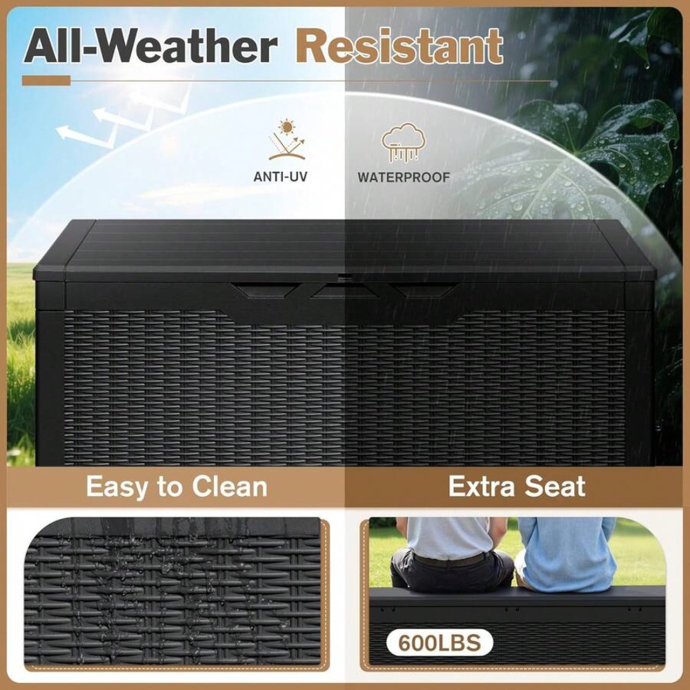Large Lockable Outdoor Storage - Outdoor Furniture Cushion recension och pris