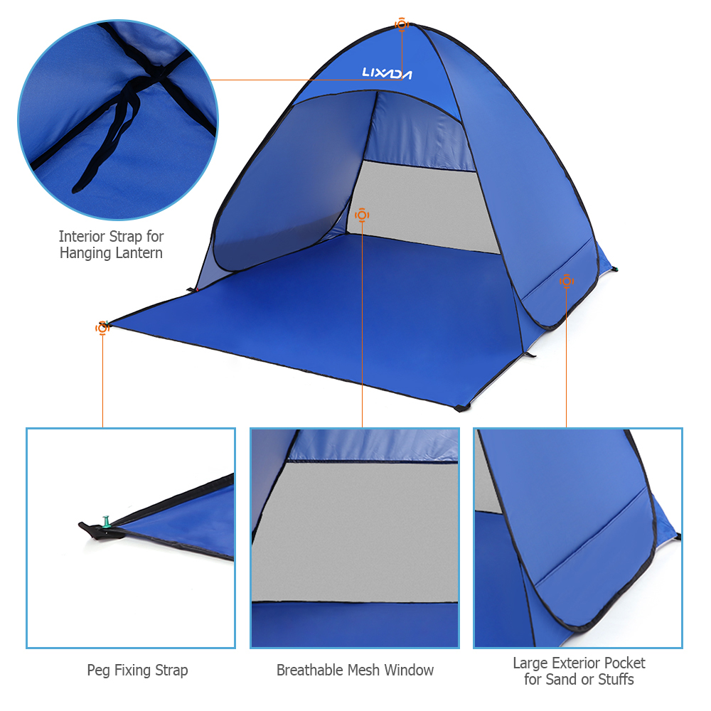 Lixada Automatic Instant Pop U - Gazebo Pop Up recension och pris