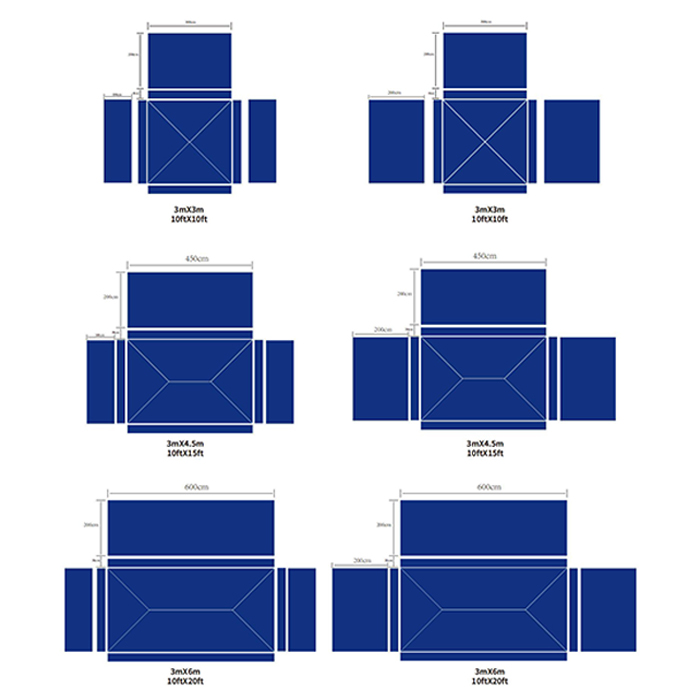 Customize 3x3M Outdoor Alumini - Gazebo Pop Up recension och pris