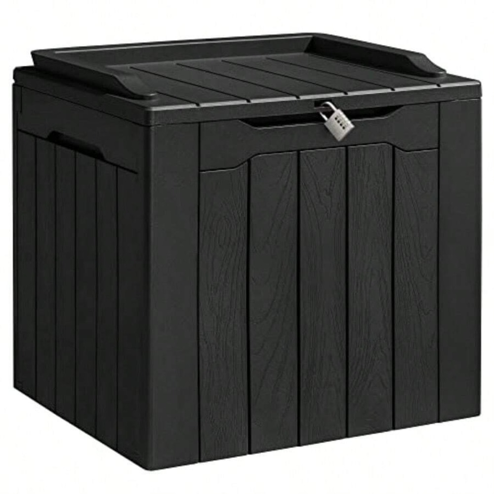31 Gallon Resin Deck Box Water - Outdoor Furniture Cushion recension och pris