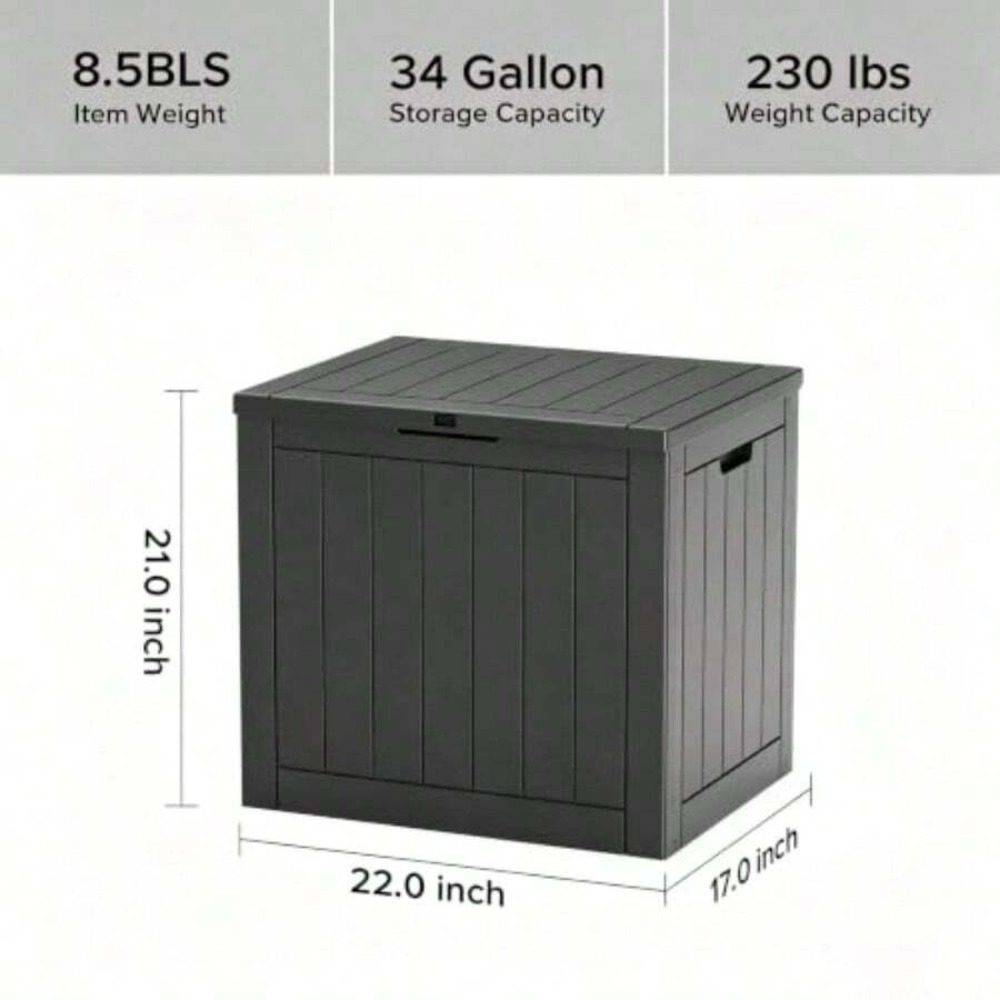 Outdoor Storage Box Resin Wate - Outdoor Furniture Cushion recension och pris