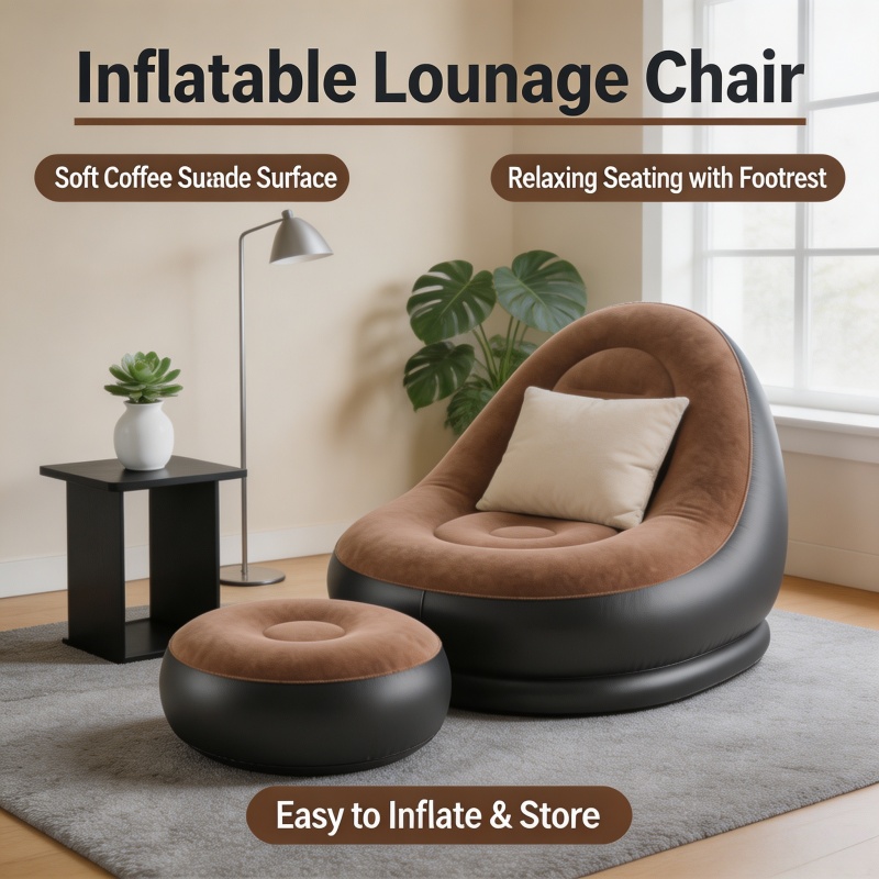Lazy Couch Sofas Inflatable Ch - Outdoor Furniture Lounge Chair recension och pris
