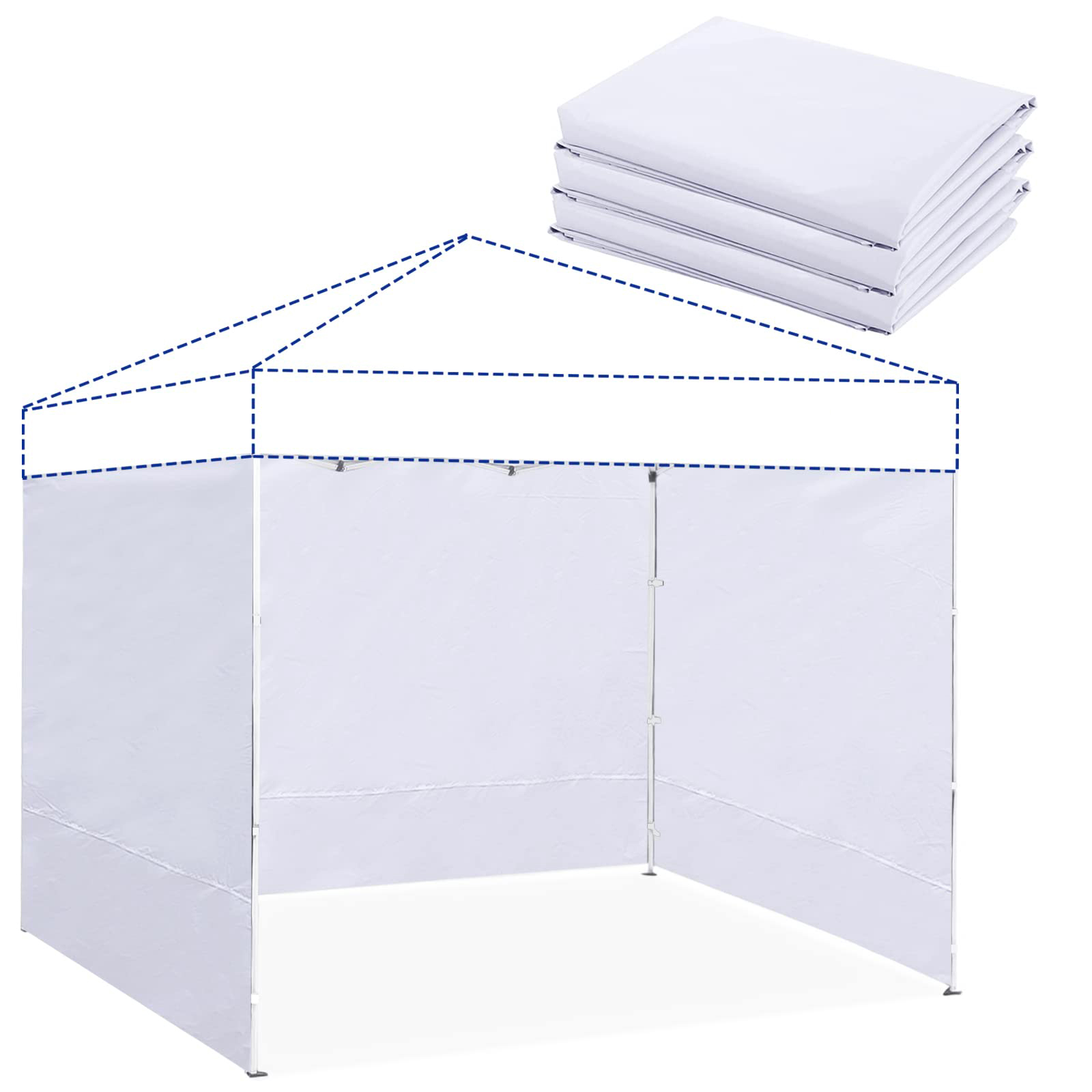 Canopy Sunwall Sidewall Gazebo - Gazebo Pop Up recension och pris