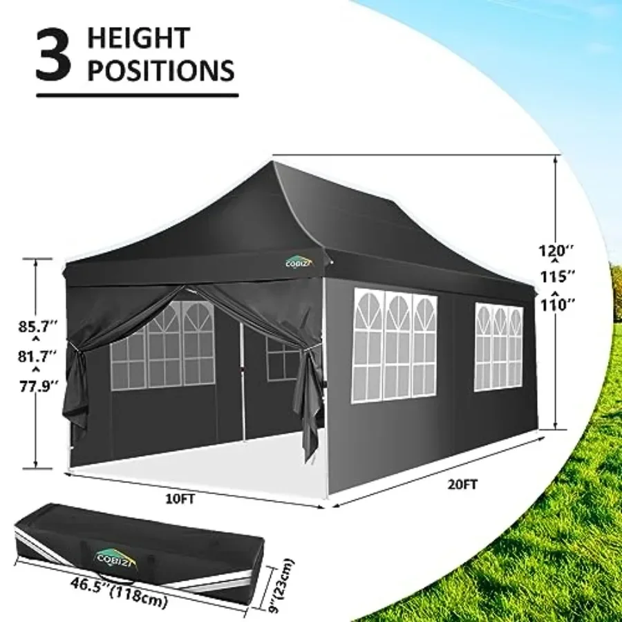 Pop Up  Tent 6 Removable Sidew - Gazebo Pop Up recension och pris