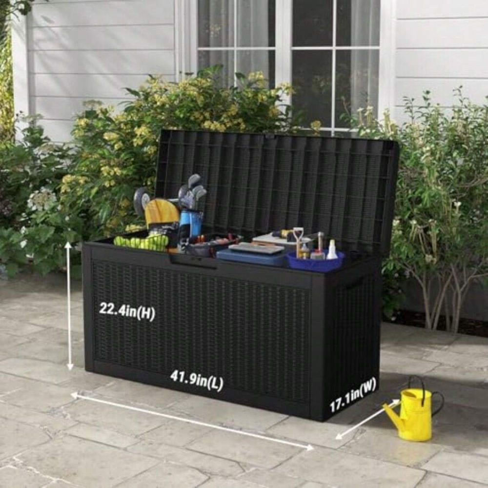 Outdoor Storage Box Deck Box W - Outdoor Furniture Cushion recension och pris