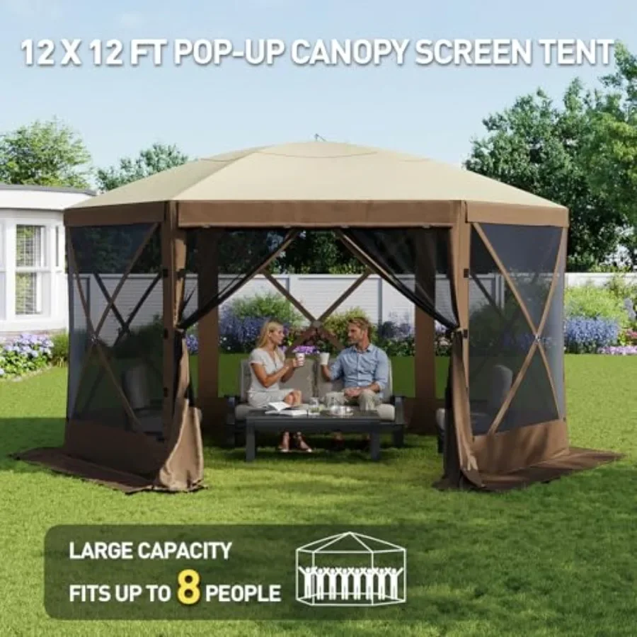 Pop Up  Tent 6-Sided Pop-up Ga - Gazebo Pop Up recension och pris