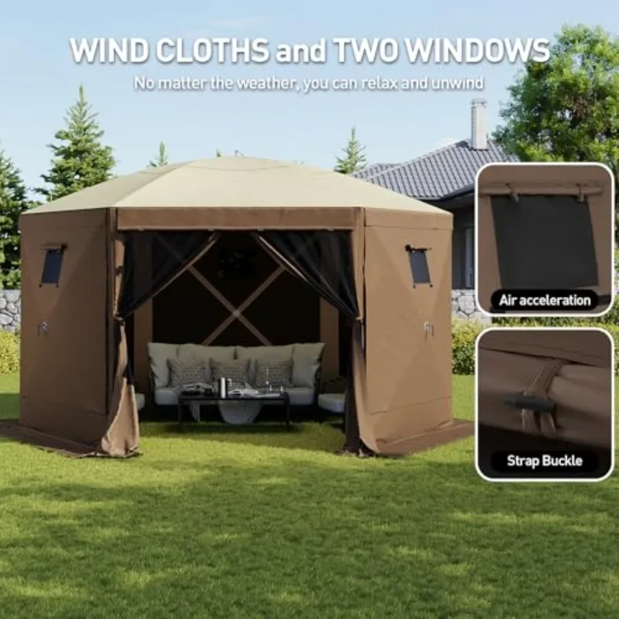 Pop Up  Tent 6-Sided Pop-up Ga - Gazebo Pop Up recension och pris