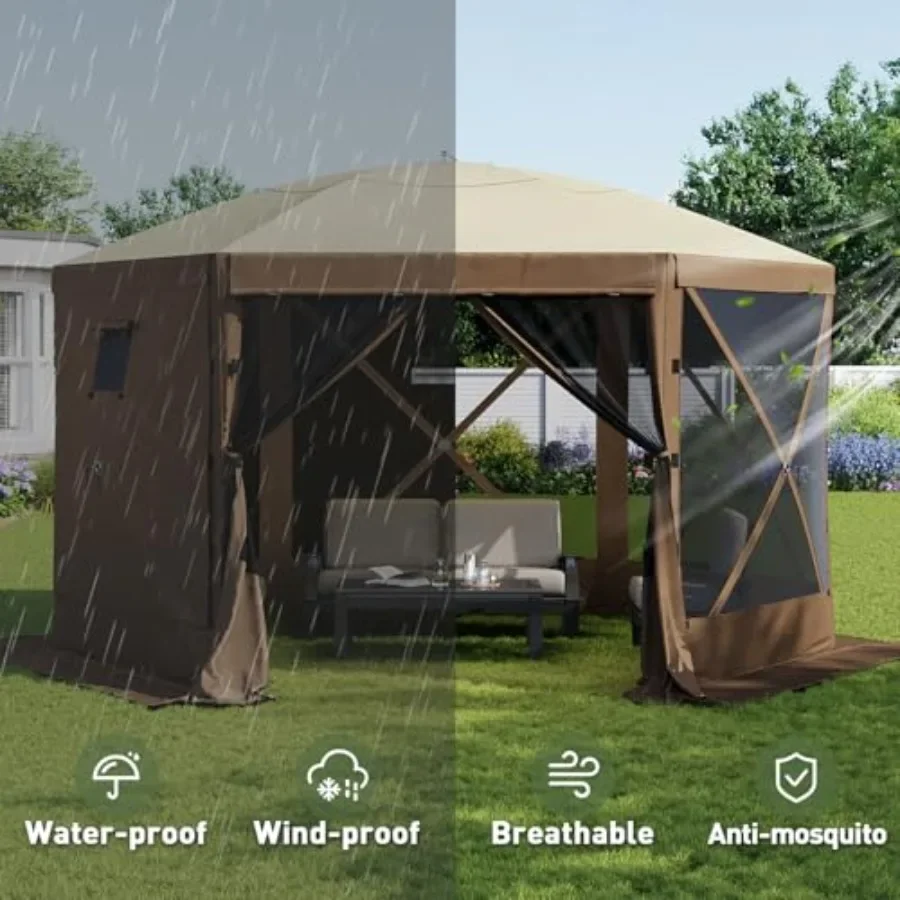Pop Up  Tent 6-Sided Pop-up Ga - Gazebo Pop Up recension och pris