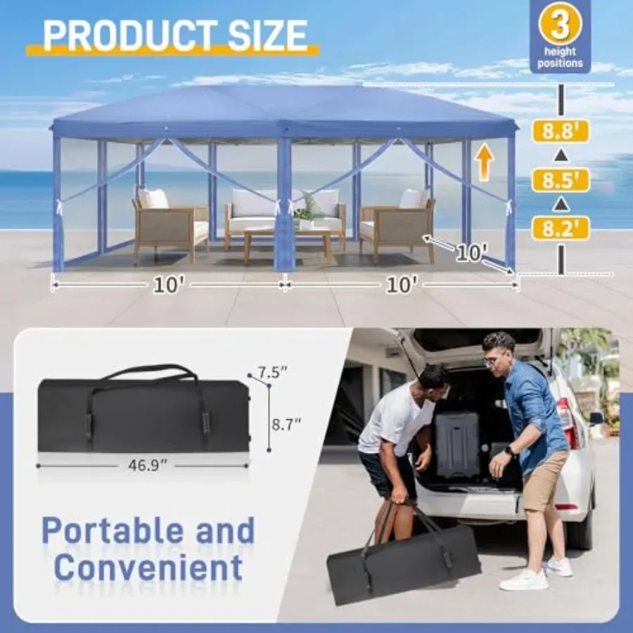 10x20 Pop Up  with Sidewalls W - Gazebo Pop Up recension och pris